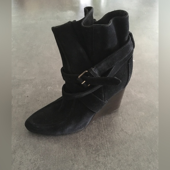 Balenciaga black wedge ankle booty - Picture 3 of 8